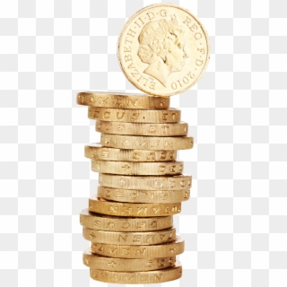 Golden Coins Stack Png Transparent Image - Coin Stack Clipart