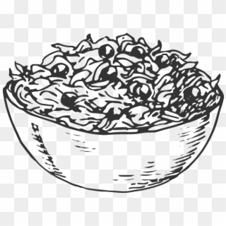 Svg Freeuse Library Drawing At Getdrawings Com Free - Salad Bowl Line Drawing Clipart