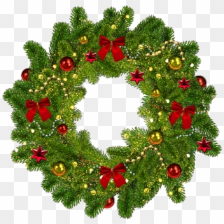 Christmas Wreath Image Free - Wreath Clipart