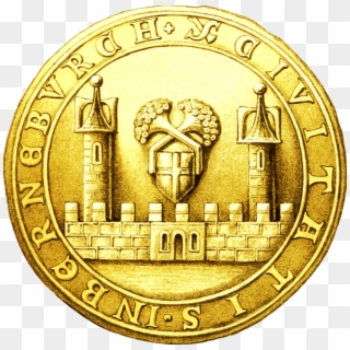 Gold Coin Gold Coin Middle Ages Medal - Medieval Gold Coin Png Clipart