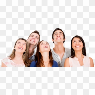 People Looking Up Png Clipart