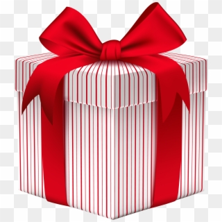 Gift With Bow - Present With Bow Clipart - Png Download