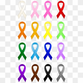 Cancer Awareness Ribbon Clip Art Techflourish Collections - Cancer Ribbons Png Transparent Png