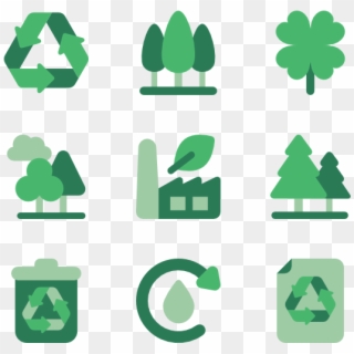 Ecology & Environment - Recycling Icon Png Clipart