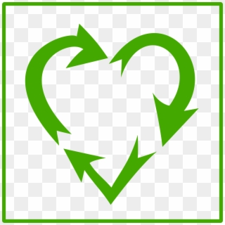 This Free Icons Png Design Of Eco Green Love Recycle Clipart