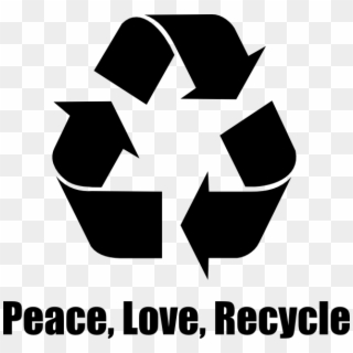 Original Png Clip Art File Peace, Love, Recycle Svg Transparent Png