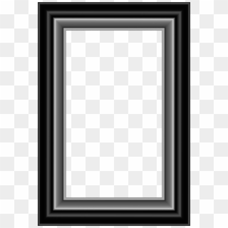Black And Silver Frame Transparent Png Image - Symmetry Clipart