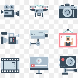 Video Camera - Graphic Design Clipart