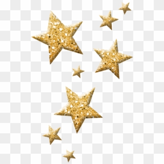 Christmas Sparkling Stars Pinterest - Transparent Background Glitter Star Png Clipart