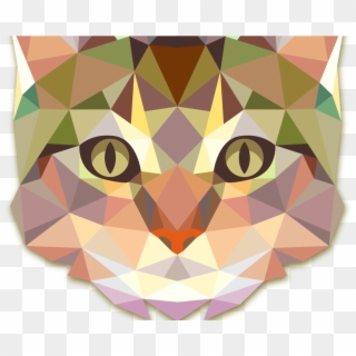 Createdprototype Geometric Cat Face Clipart
