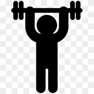 Man Weightlifter Carrying Dumbbell Svg Png Icon Free - Icono Levantando Pesas Png Clipart