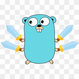 7 Notes About Strings - Golang Gopher No Background Clipart
