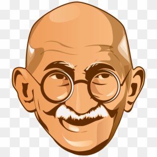 Mahatma Gandhi Png Picture - Gandhi Face Png Clipart