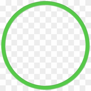 Slide2 Circle Outer Green - Green Circle Outline Clip Art - Png Download