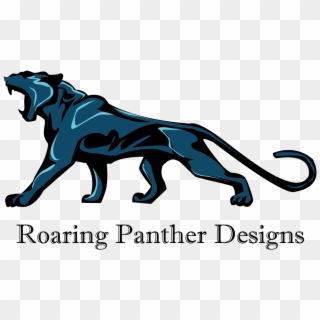 How To Draw Panthers Logo Page - Roar Drawing Panther Clipart