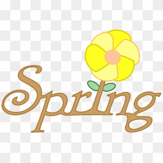 Spring Flower Spring Clipart Graphics Of The Renewal - Cartoon Pictures Of Spring Season - Png Download