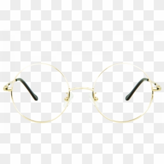 Gold Circle Glasses Png Clipart