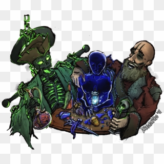 Fairgraves And Weylam Roth Sharing A Drink With A Harbinger - Poe Ascendancy Class Art Clipart
