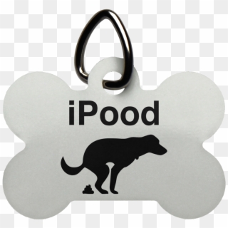 Ipood Dog Bone Pet Tag - Dog Clipart