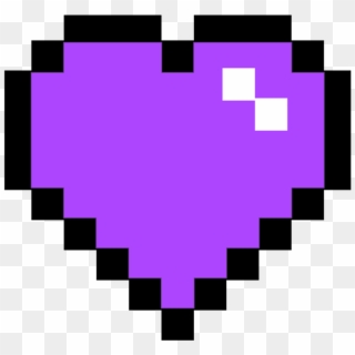 Purple Heart Pixel Purpleheart Pixelheart Purplepixelhe - Love You Pixel Art Clipart