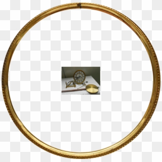 Round Gold Frame Png - Gold Round Picture Frames Clipart