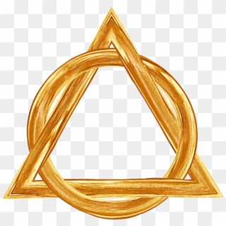 Holy Trinity Triangle Circle Gold 893202 - Triangulo De La Trinidad Clipart