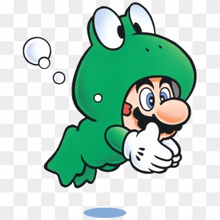 There's No Doubt That Mario Will Be Exploring Some - Frog Mario Clipart