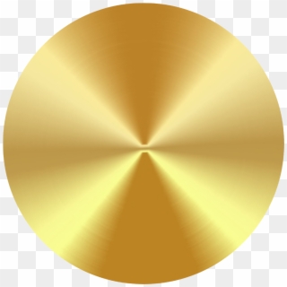 Circle Round Disc Gold Golden Coin Clipart