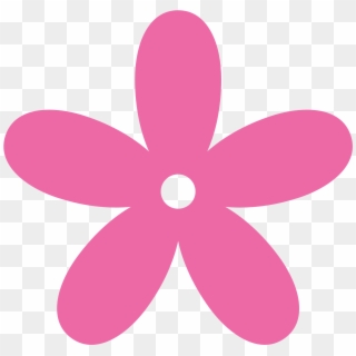 Basic Flower Clipart At Getdrawings - Pink Flower Clip Art - Png Download