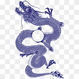 Chinese Dragon Tattoo - Chinese Style Dragon Tattoo Clipart