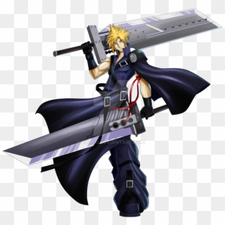 Cloud Strife Two Swords Clipart