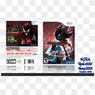 Shadow The Hedgehog Box Art Cover - Shadow The Hedgehog Game Wii Clipart