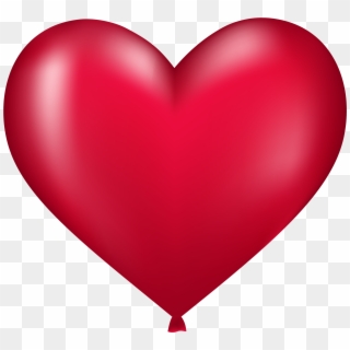 Download Heart Shaped Balloon Png Image - Red Heart Balloon Png Clipart