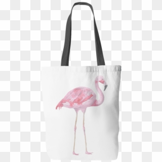 Flamingo Watercolor Tote Bag - Greater Flamingo Clipart