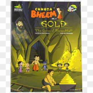 Chhota Bheem Gold-the Curse Of Bhrambhatt - Chota Bheem Story Books Clipart