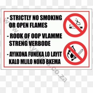 No Smoking Or Flame Sign - Lack Of Planning On Your Clipart
