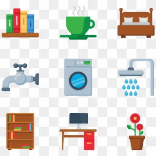 House Icons 5368 Free Vector Icons - Home Furniture Icon Png Clipart