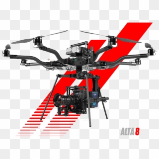 Freefly Alta 8 Drone , Png Download - Arri Alexa Mini On Drone Clipart