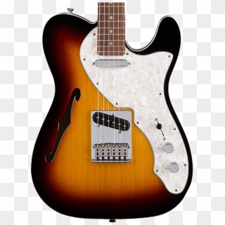 Fender Deluxe Telecaster Thinline 3 Colour Sunburst Clipart