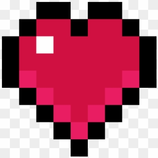 Corazon Pixel Art - It's Dangerous To Go Alone Take This Heart Clipart