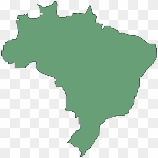 Brazil States Blank - Brazil Map Clipart