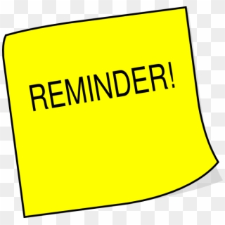 600 X 577 8 0 - Note Reminder Clipart