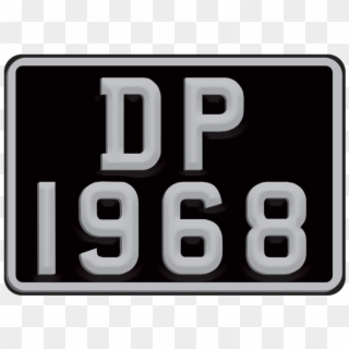 Number Plate Png - Sign Clipart