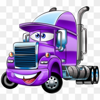 Cartoon Truck - Happy Birthday Truck Driver Clip Art - Png Download