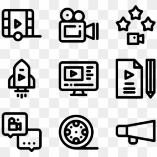 Movie Trailer - Novios Iconos Png Clipart