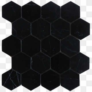Black Hexagon Png - Floor Clipart