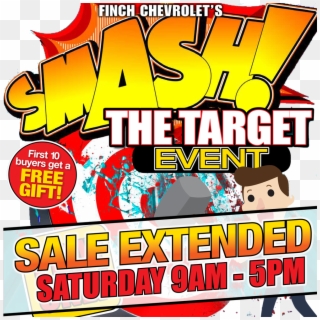 Smash The Target Event - Poster Clipart
