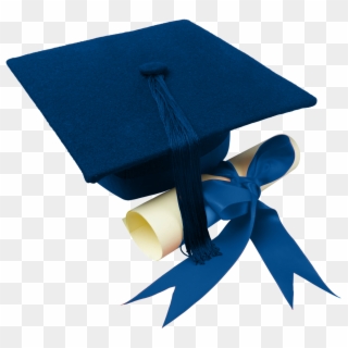 Graduation Transparent Images - Blue Graduation Hat Png Clipart
