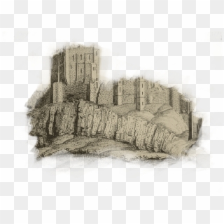 Drawn Shield Castle - Ruins Clipart