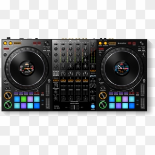 The 4-channel Professional Performance Dj Controller Clipart